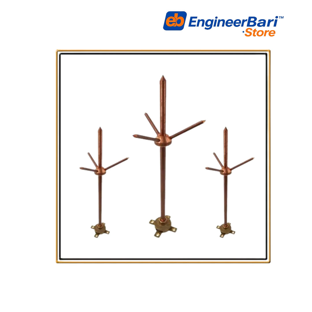 Copper Lightning Arrester Rod (Air Terminal)